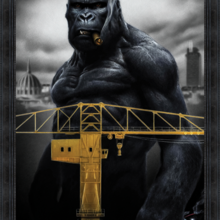 Tableau KONG IN NANTES by Alexandre GRANGER