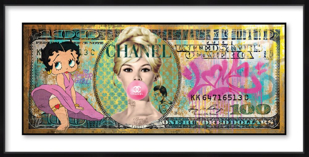 Tableau Billet Bardot by ROMARIC