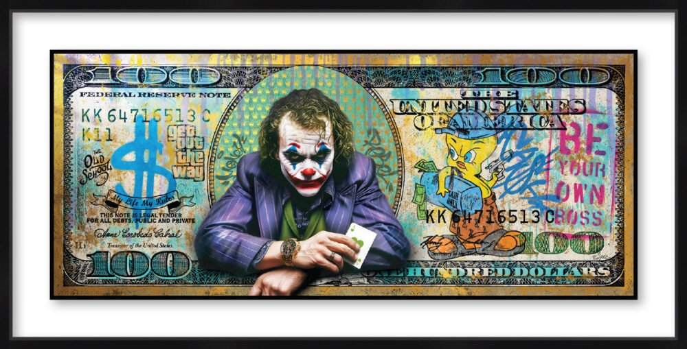 Tableau Billet Joker by ROMARIC