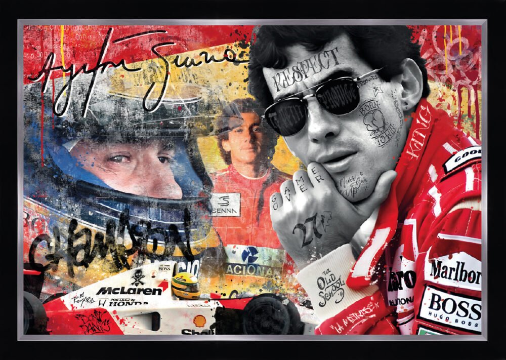 Tableau Ayrton Senna by ROMARIC